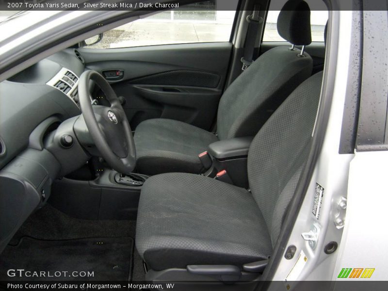 Silver Streak Mica / Dark Charcoal 2007 Toyota Yaris Sedan