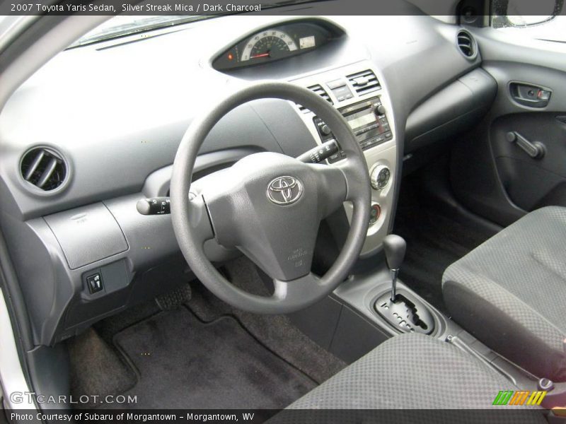 Silver Streak Mica / Dark Charcoal 2007 Toyota Yaris Sedan
