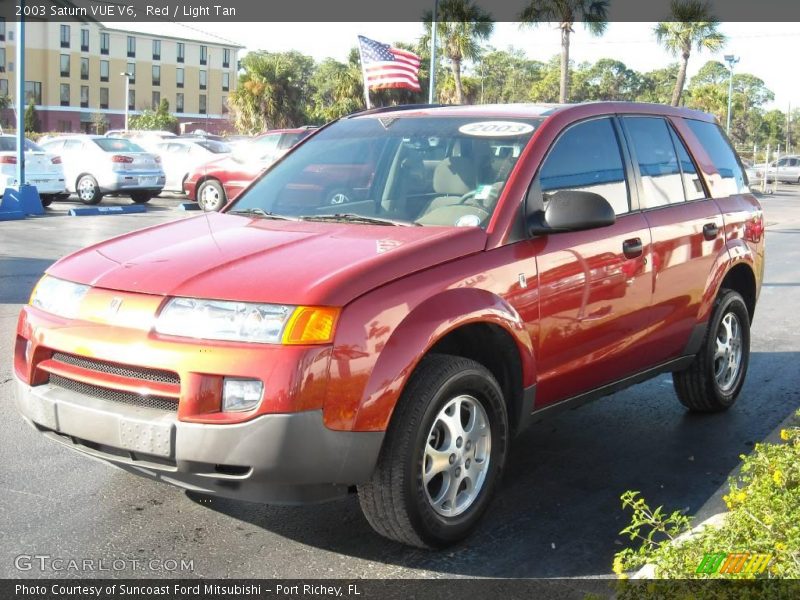 Red / Light Tan 2003 Saturn VUE V6