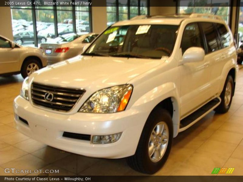 Blizzard White Pearl / Ivory 2005 Lexus GX 470