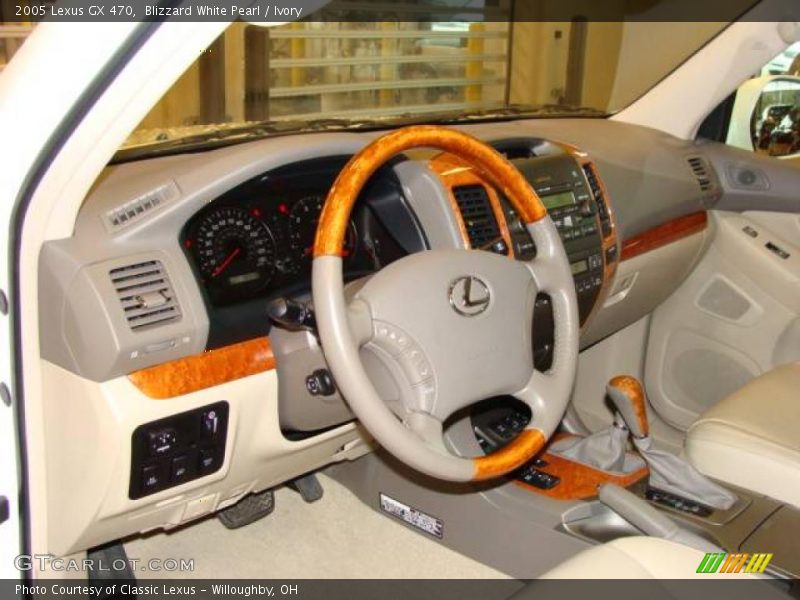 Blizzard White Pearl / Ivory 2005 Lexus GX 470