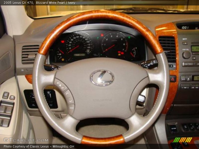 Blizzard White Pearl / Ivory 2005 Lexus GX 470
