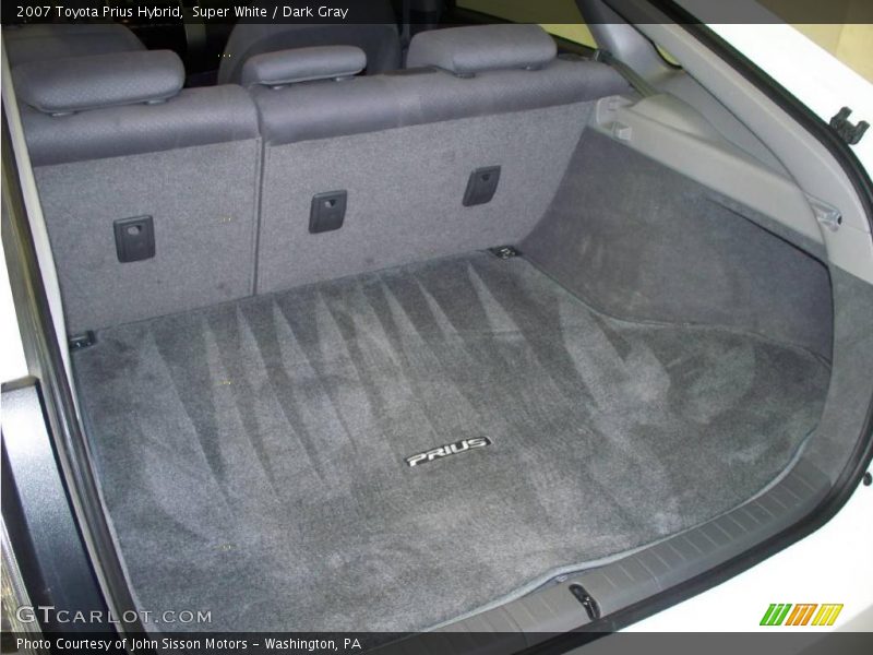 Super White / Dark Gray 2007 Toyota Prius Hybrid