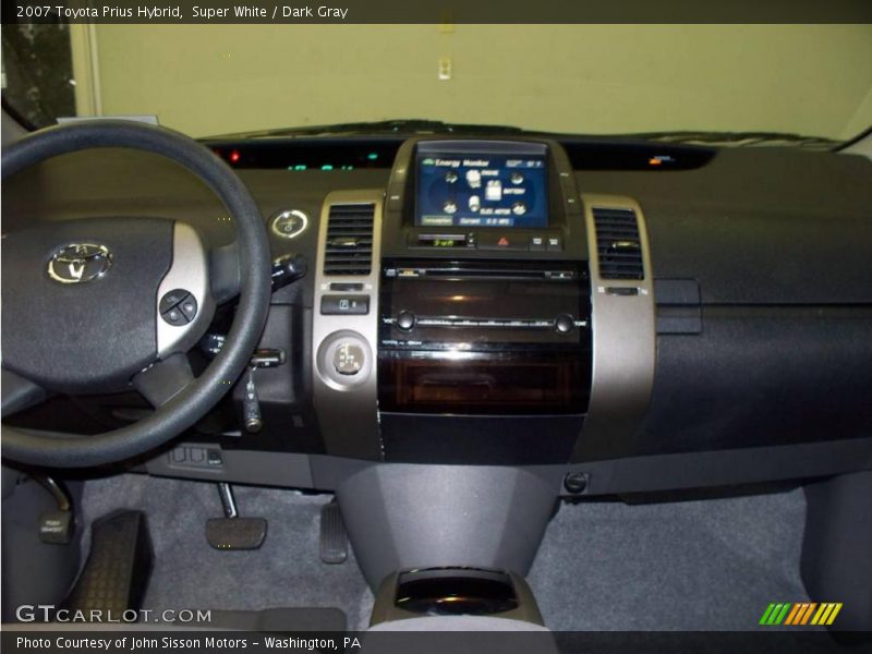 Super White / Dark Gray 2007 Toyota Prius Hybrid