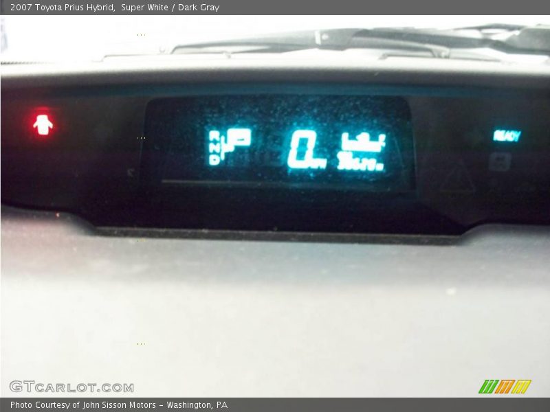 Super White / Dark Gray 2007 Toyota Prius Hybrid