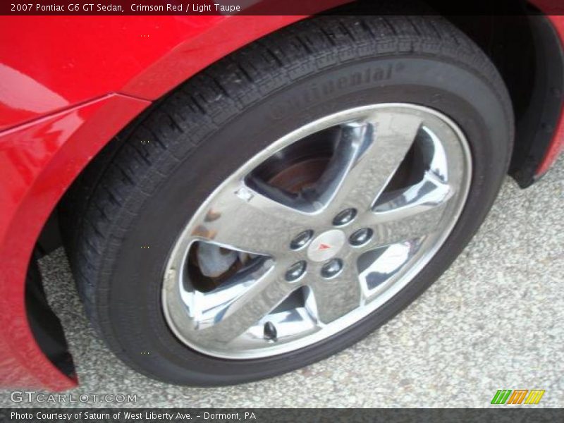Crimson Red / Light Taupe 2007 Pontiac G6 GT Sedan