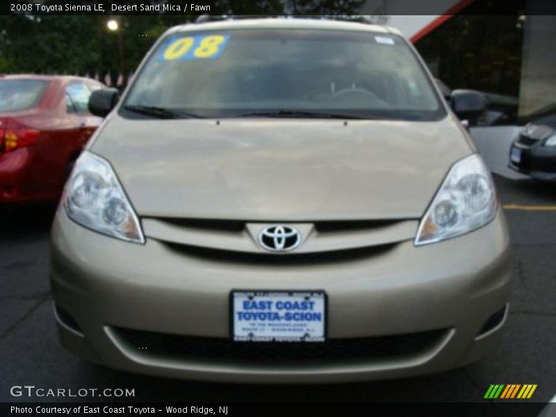 Desert Sand Mica / Fawn 2008 Toyota Sienna LE