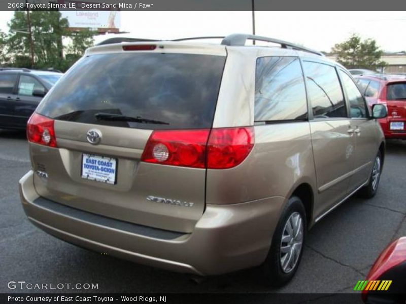 Desert Sand Mica / Fawn 2008 Toyota Sienna LE