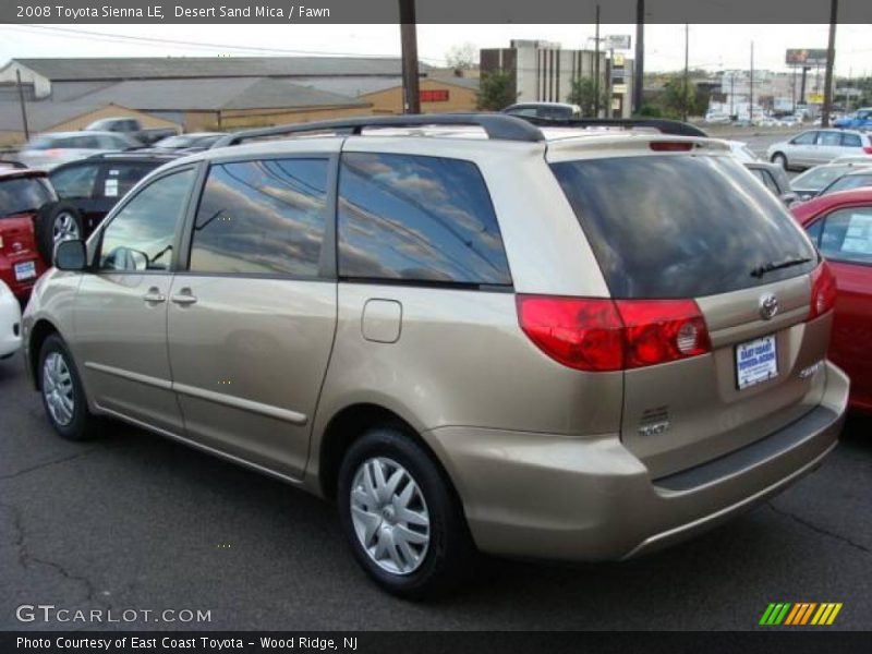 Desert Sand Mica / Fawn 2008 Toyota Sienna LE