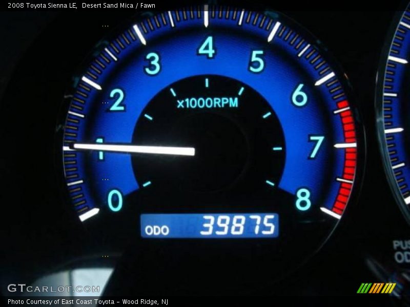 Desert Sand Mica / Fawn 2008 Toyota Sienna LE