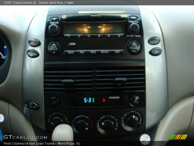 Desert Sand Mica / Fawn 2008 Toyota Sienna LE