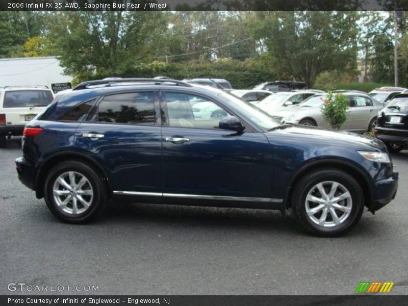Sapphire Blue Pearl / Wheat 2006 Infiniti FX 35 AWD