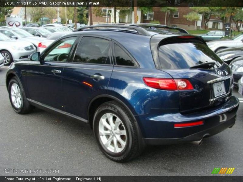 Sapphire Blue Pearl / Wheat 2006 Infiniti FX 35 AWD