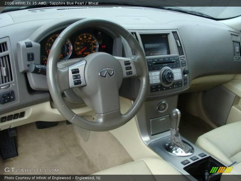 Sapphire Blue Pearl / Wheat 2006 Infiniti FX 35 AWD