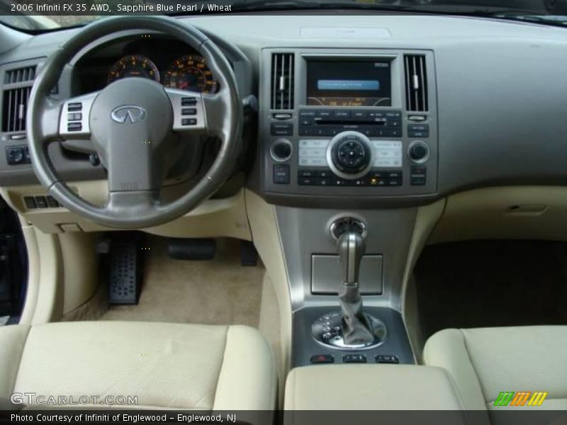Sapphire Blue Pearl / Wheat 2006 Infiniti FX 35 AWD