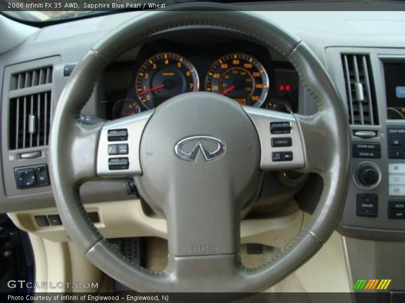 Sapphire Blue Pearl / Wheat 2006 Infiniti FX 35 AWD