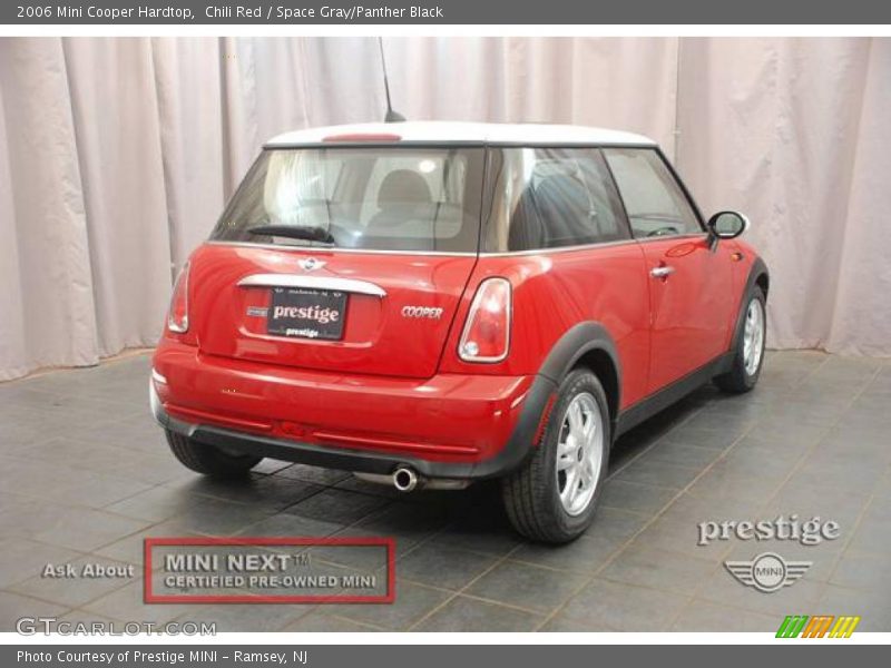 Chili Red / Space Gray/Panther Black 2006 Mini Cooper Hardtop