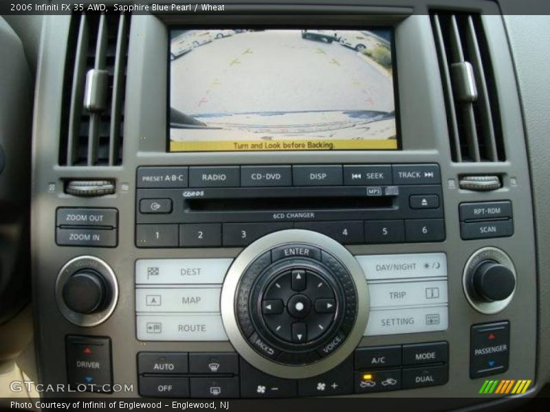 Sapphire Blue Pearl / Wheat 2006 Infiniti FX 35 AWD