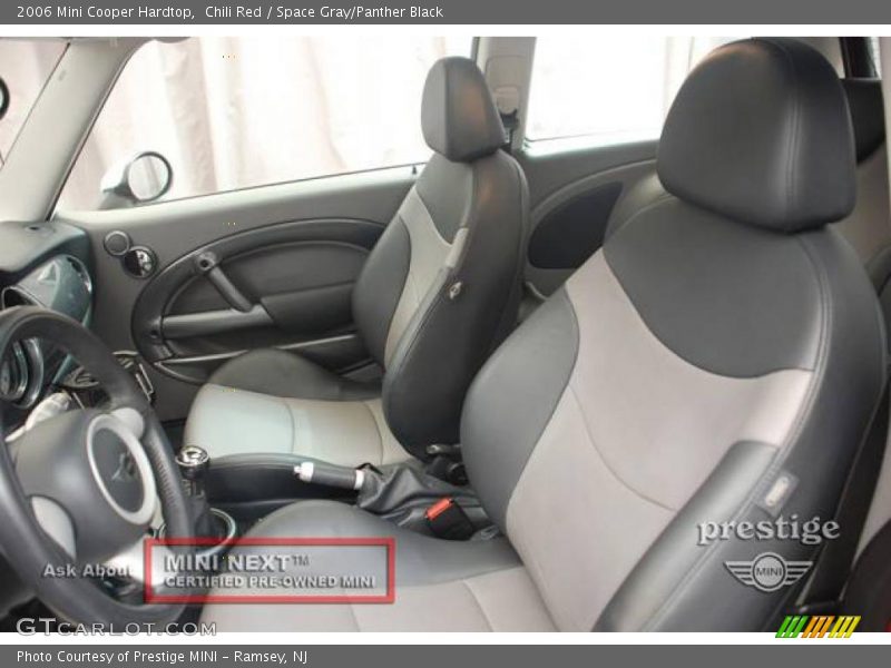 Chili Red / Space Gray/Panther Black 2006 Mini Cooper Hardtop