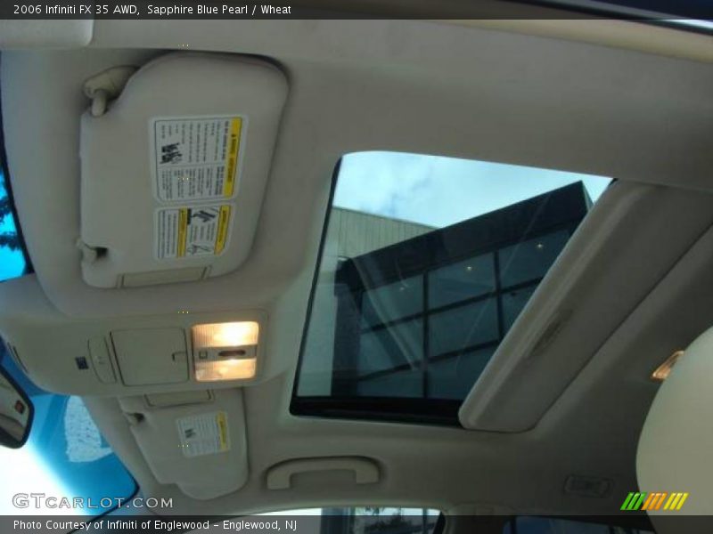 Sapphire Blue Pearl / Wheat 2006 Infiniti FX 35 AWD