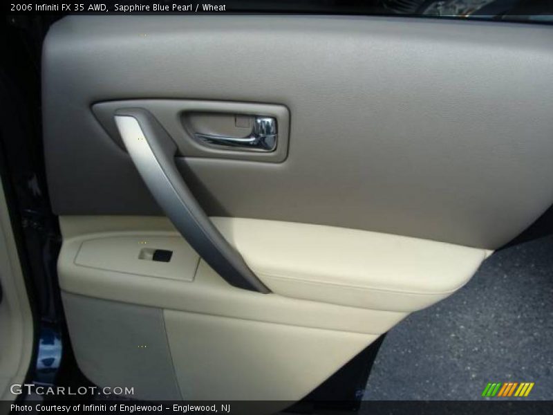 Sapphire Blue Pearl / Wheat 2006 Infiniti FX 35 AWD