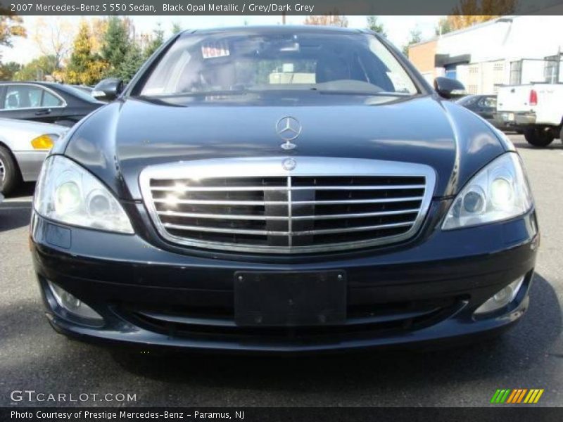 Black Opal Metallic / Grey/Dark Grey 2007 Mercedes-Benz S 550 Sedan