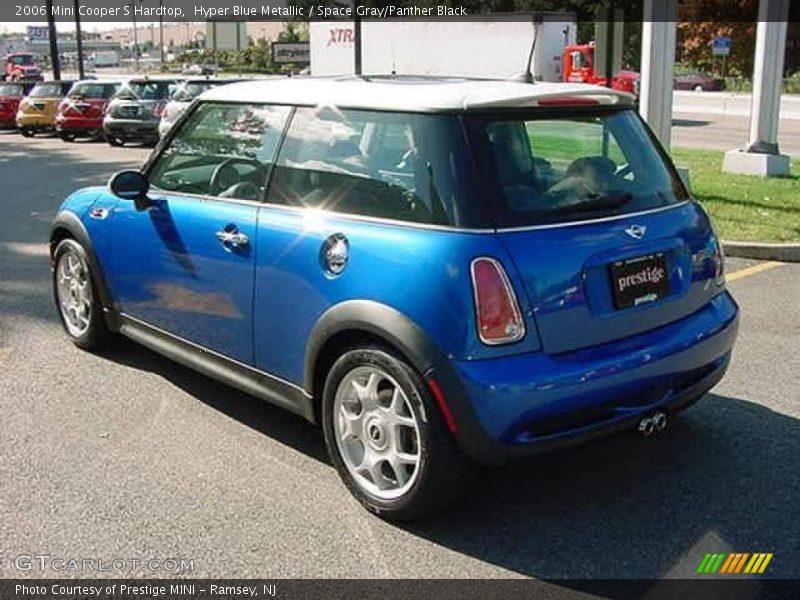 Hyper Blue Metallic / Space Gray/Panther Black 2006 Mini Cooper S Hardtop