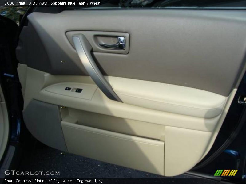 Sapphire Blue Pearl / Wheat 2006 Infiniti FX 35 AWD