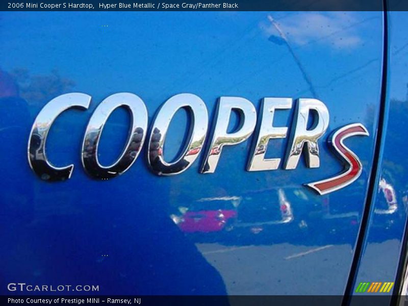 Hyper Blue Metallic / Space Gray/Panther Black 2006 Mini Cooper S Hardtop