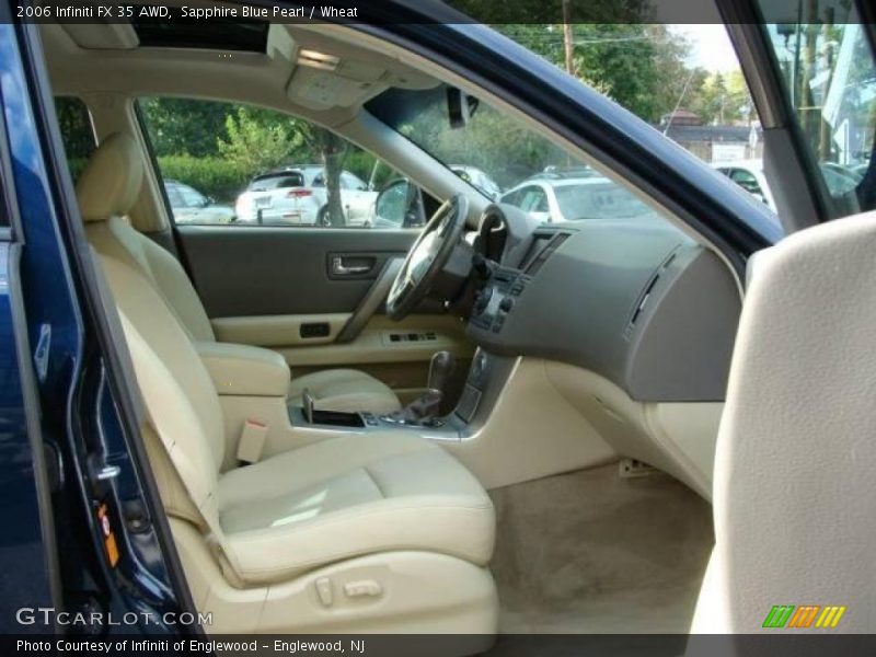 Sapphire Blue Pearl / Wheat 2006 Infiniti FX 35 AWD