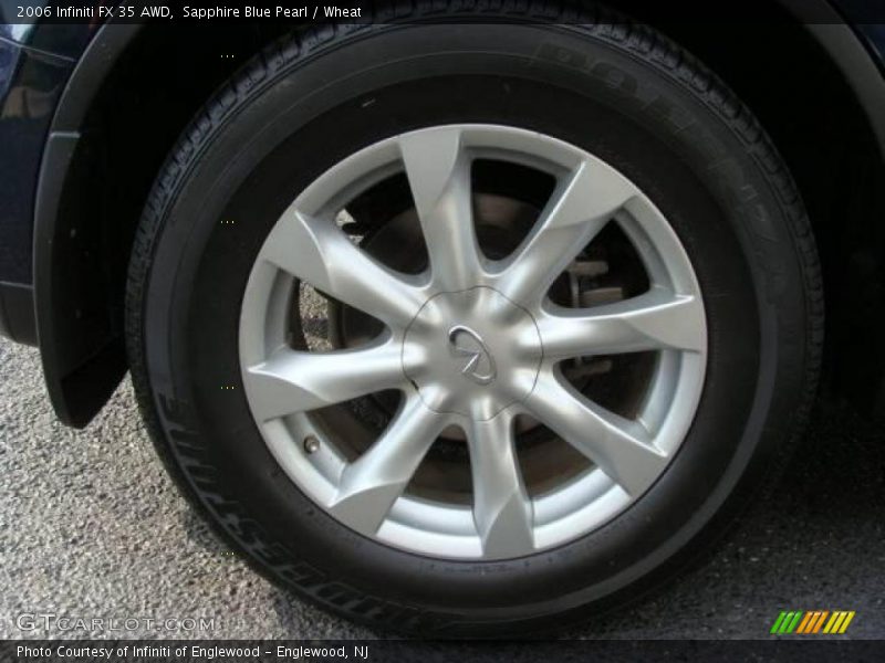 Sapphire Blue Pearl / Wheat 2006 Infiniti FX 35 AWD