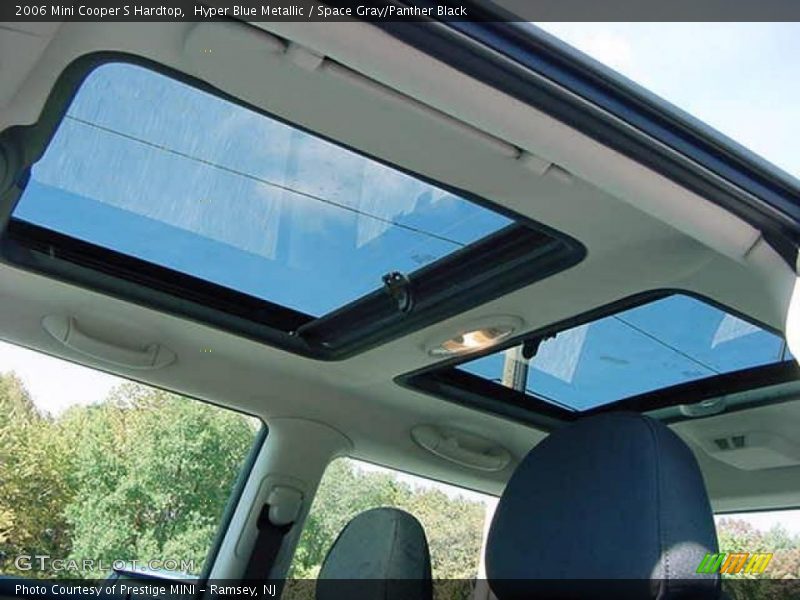 Hyper Blue Metallic / Space Gray/Panther Black 2006 Mini Cooper S Hardtop