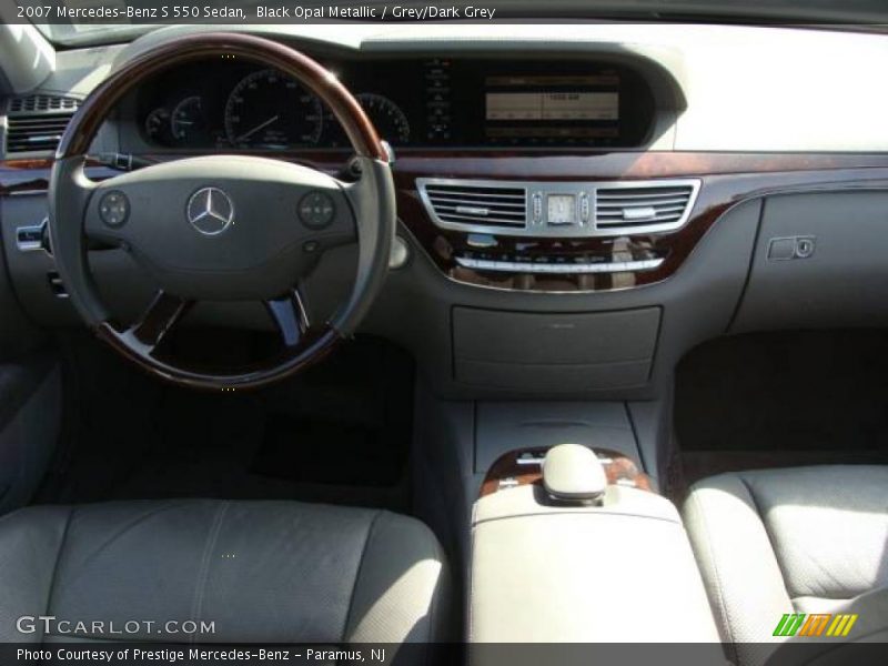 Black Opal Metallic / Grey/Dark Grey 2007 Mercedes-Benz S 550 Sedan