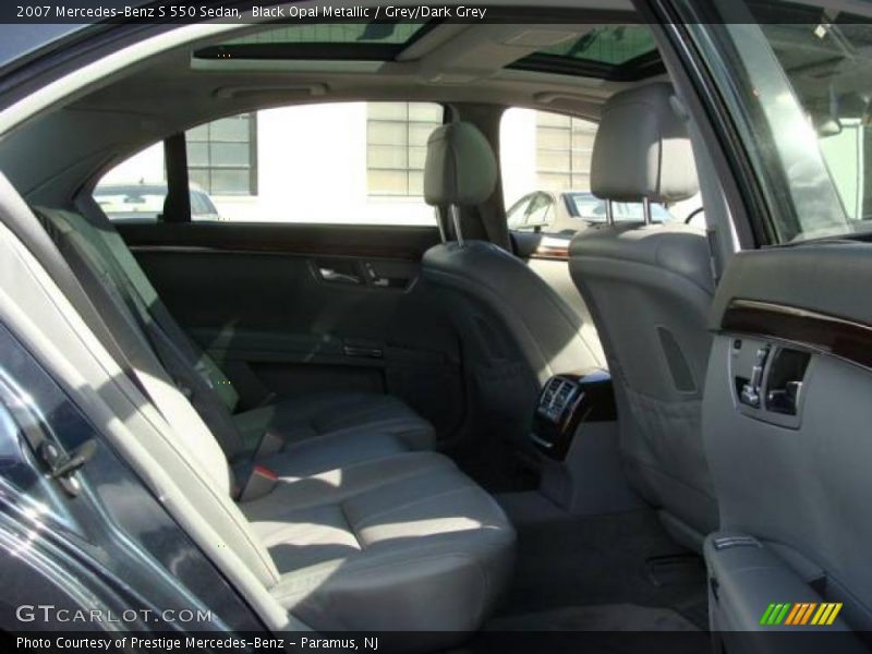 Black Opal Metallic / Grey/Dark Grey 2007 Mercedes-Benz S 550 Sedan