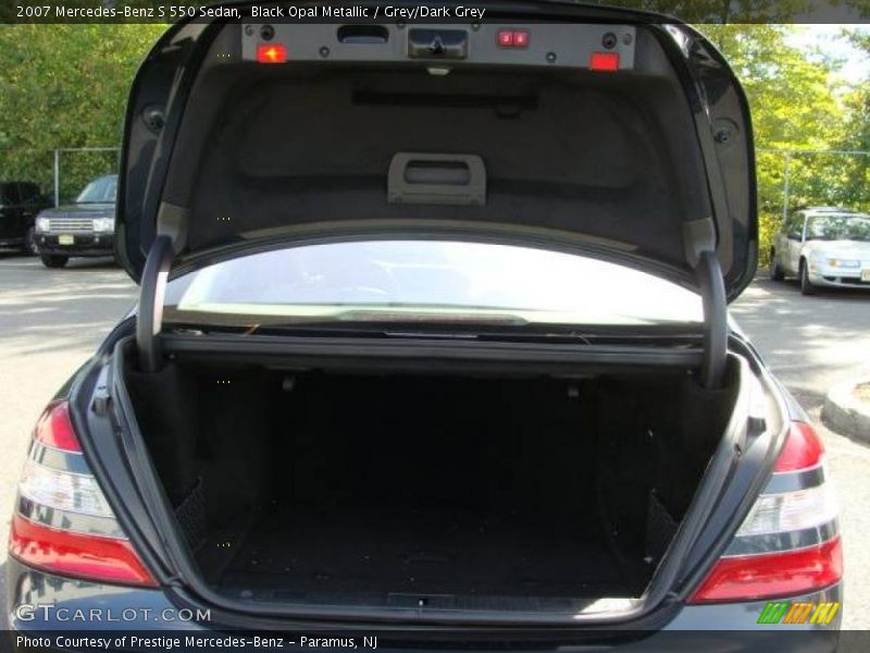 Black Opal Metallic / Grey/Dark Grey 2007 Mercedes-Benz S 550 Sedan