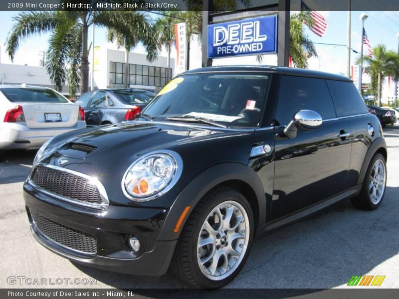 Midnight Black / Black/Grey 2009 Mini Cooper S Hardtop