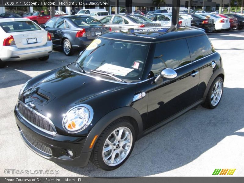 Midnight Black / Black/Grey 2009 Mini Cooper S Hardtop