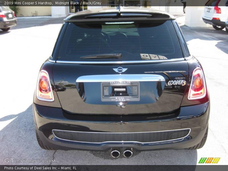 Midnight Black / Black/Grey 2009 Mini Cooper S Hardtop
