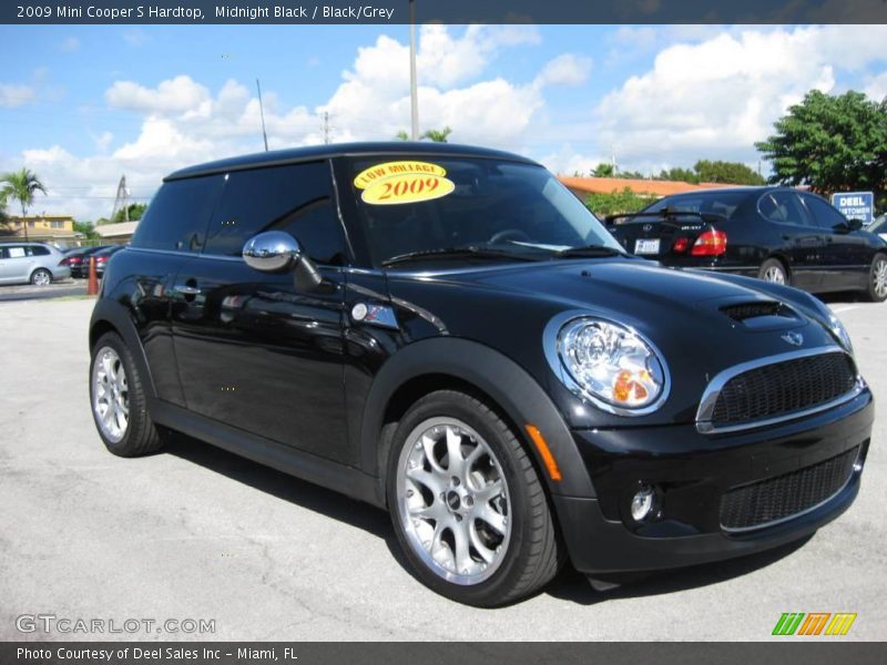 Midnight Black / Black/Grey 2009 Mini Cooper S Hardtop