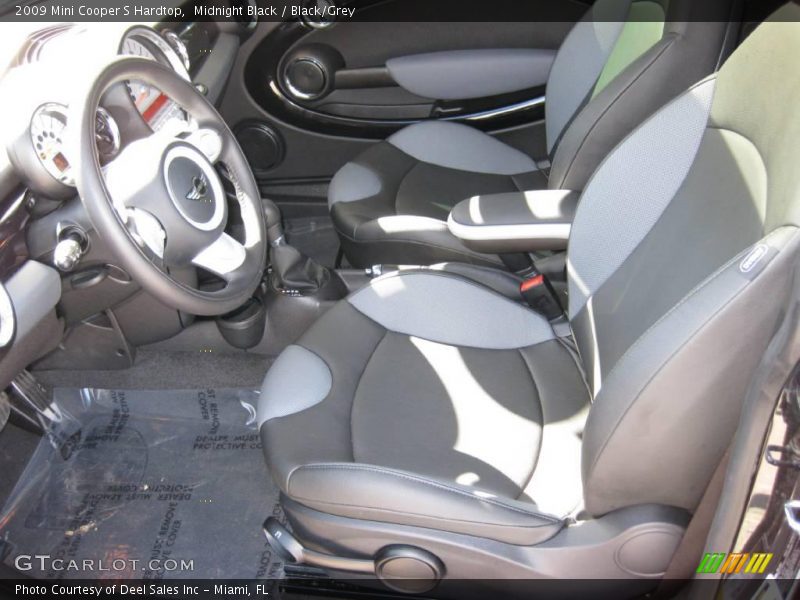 Midnight Black / Black/Grey 2009 Mini Cooper S Hardtop