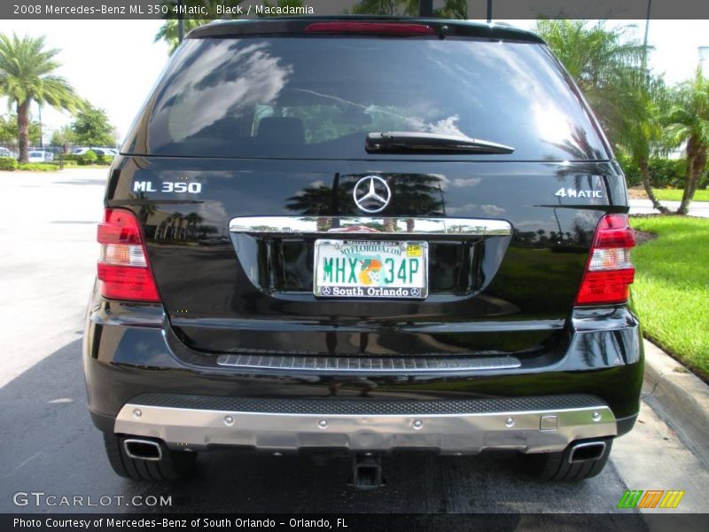 Black / Macadamia 2008 Mercedes-Benz ML 350 4Matic