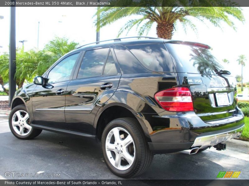 Black / Macadamia 2008 Mercedes-Benz ML 350 4Matic