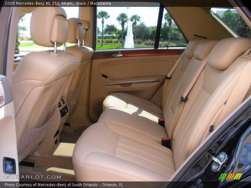 Black / Macadamia 2008 Mercedes-Benz ML 350 4Matic
