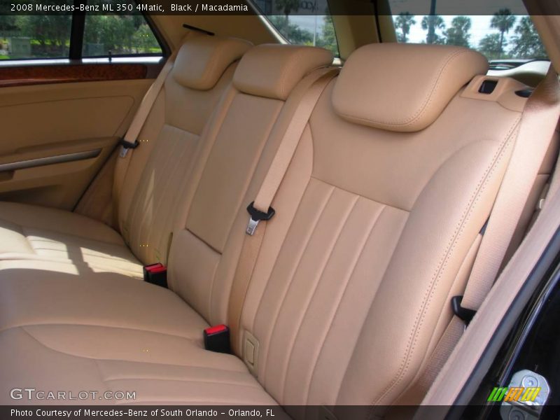 Black / Macadamia 2008 Mercedes-Benz ML 350 4Matic
