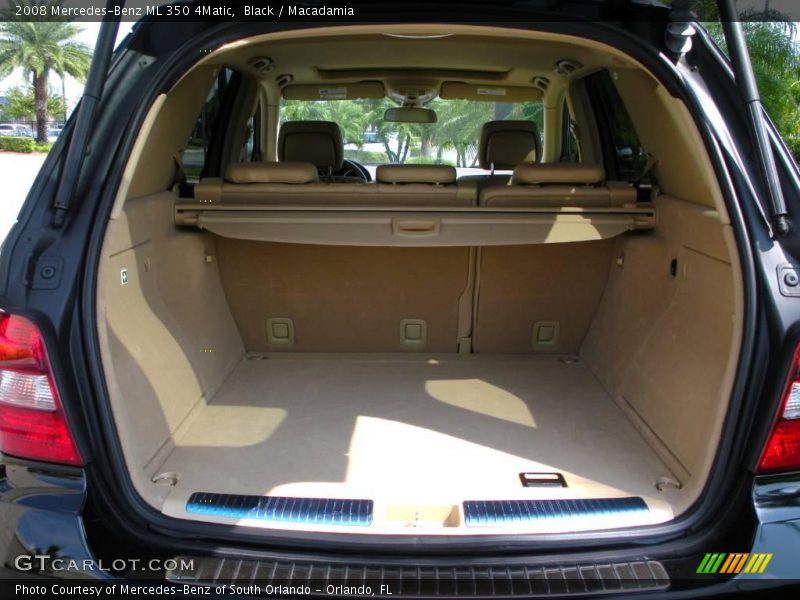 Black / Macadamia 2008 Mercedes-Benz ML 350 4Matic