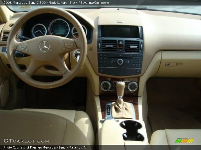 Black / Savanna/Cashmere 2008 Mercedes-Benz C 300 4Matic Luxury