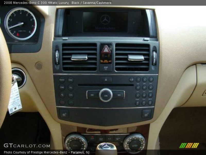 Black / Savanna/Cashmere 2008 Mercedes-Benz C 300 4Matic Luxury