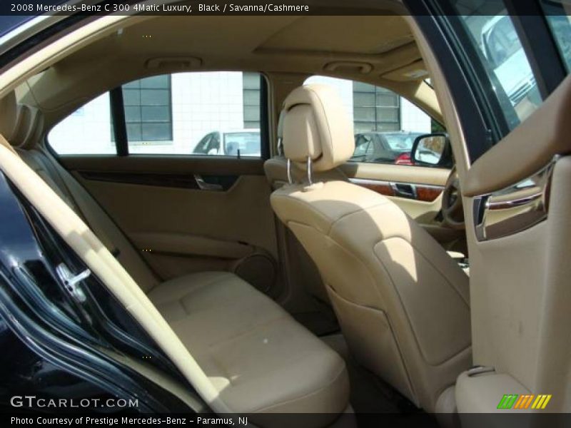 Black / Savanna/Cashmere 2008 Mercedes-Benz C 300 4Matic Luxury