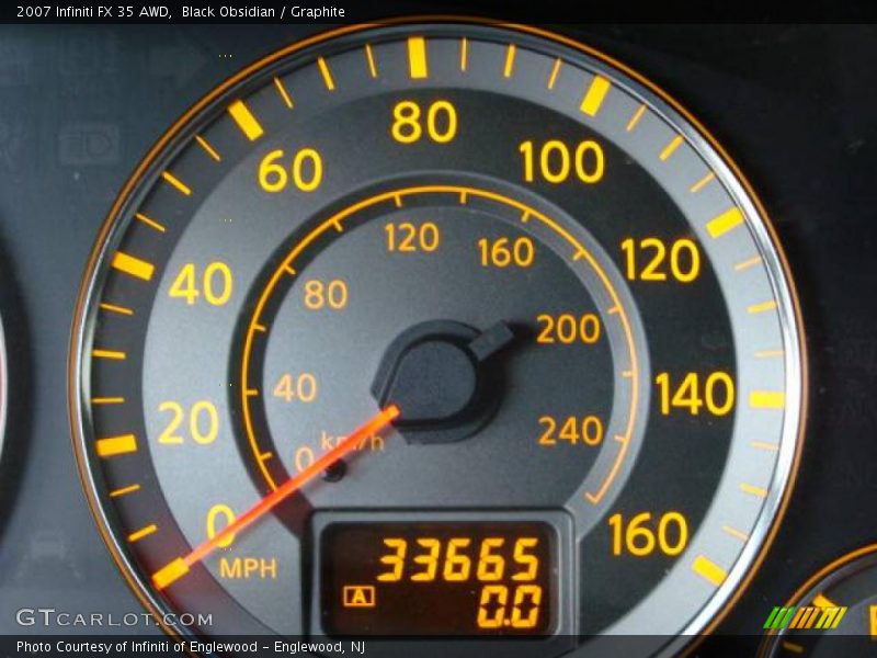 Black Obsidian / Graphite 2007 Infiniti FX 35 AWD