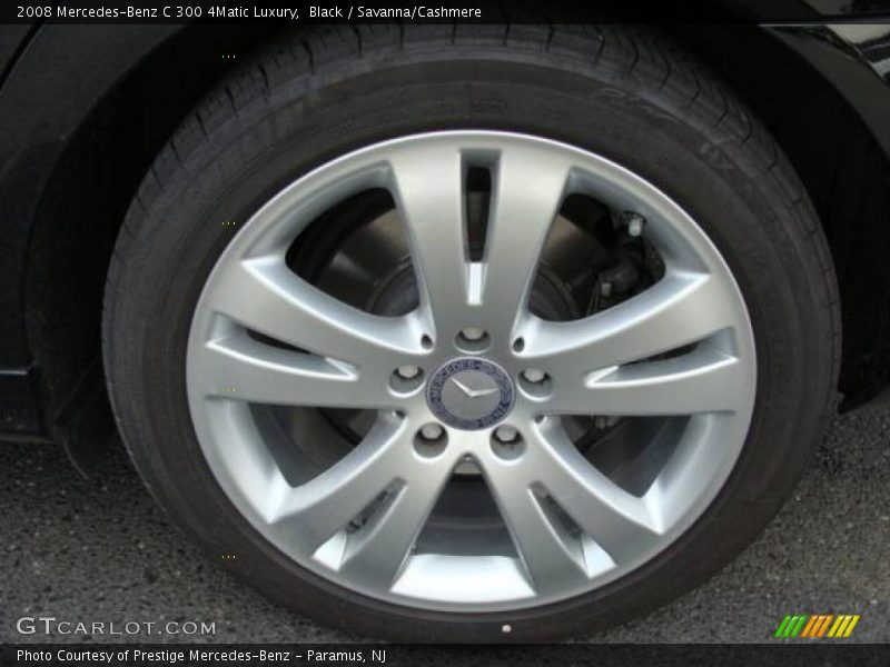 Black / Savanna/Cashmere 2008 Mercedes-Benz C 300 4Matic Luxury